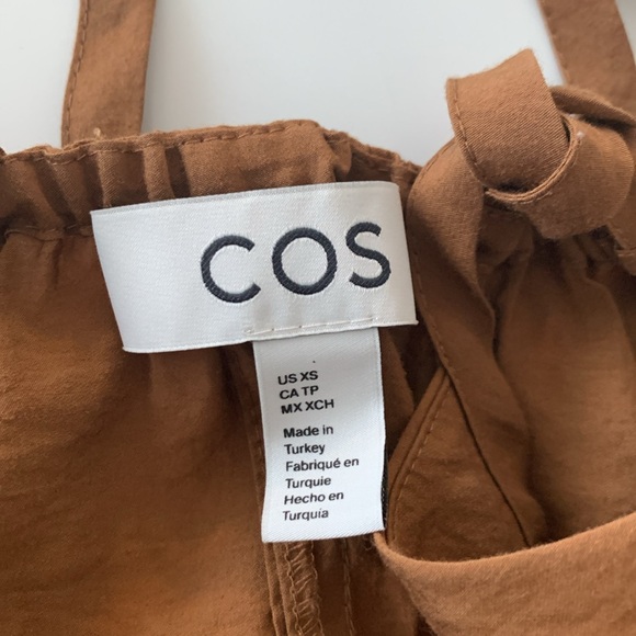 cos wide leg vshape jumpsuit - Picture 3 of 3